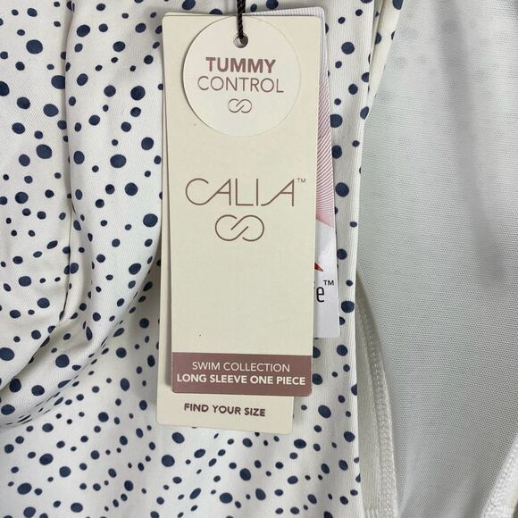 Calia Swimsuit Freckle Slate Long Sleeve One Piece Size 14 NWT B - Picture 9 of 14